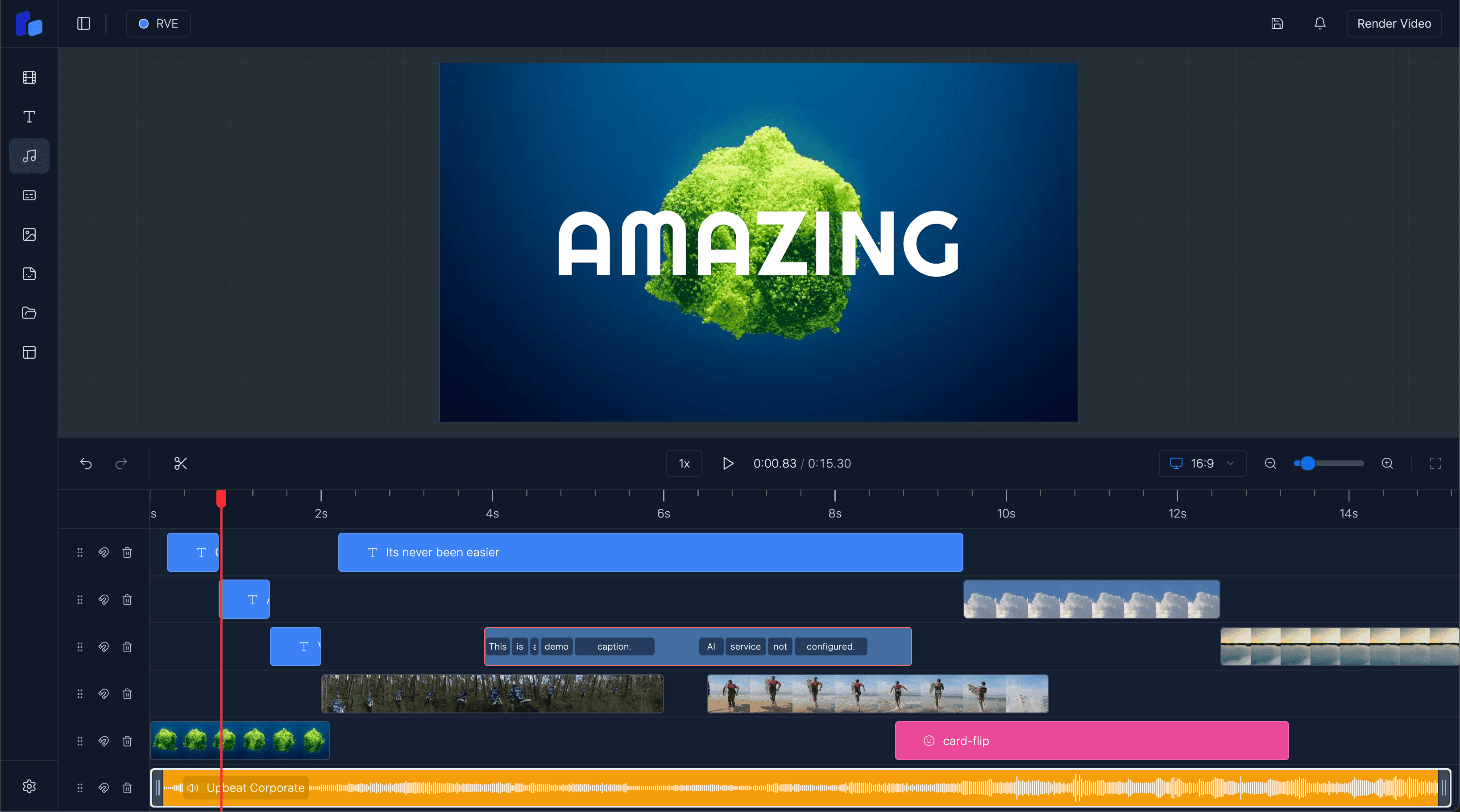 Video Rendering screenshot