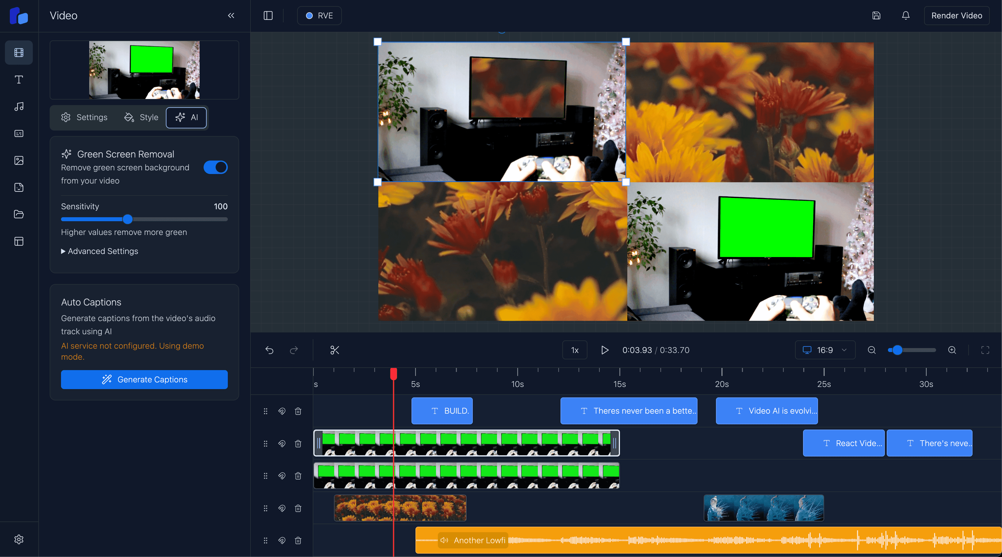AI Capabilities screenshot