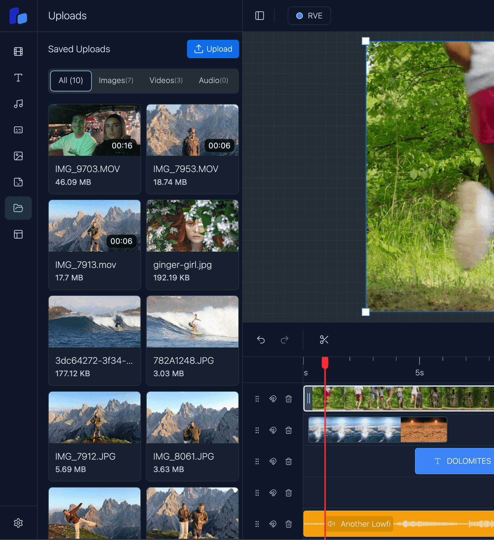 Local Uploads screenshot
